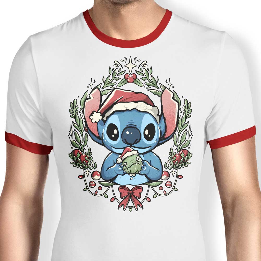 Experimental Christmas - Ringer T-Shirt Hoodie, Sweatshirt | CiraTrend.com (Image 3)