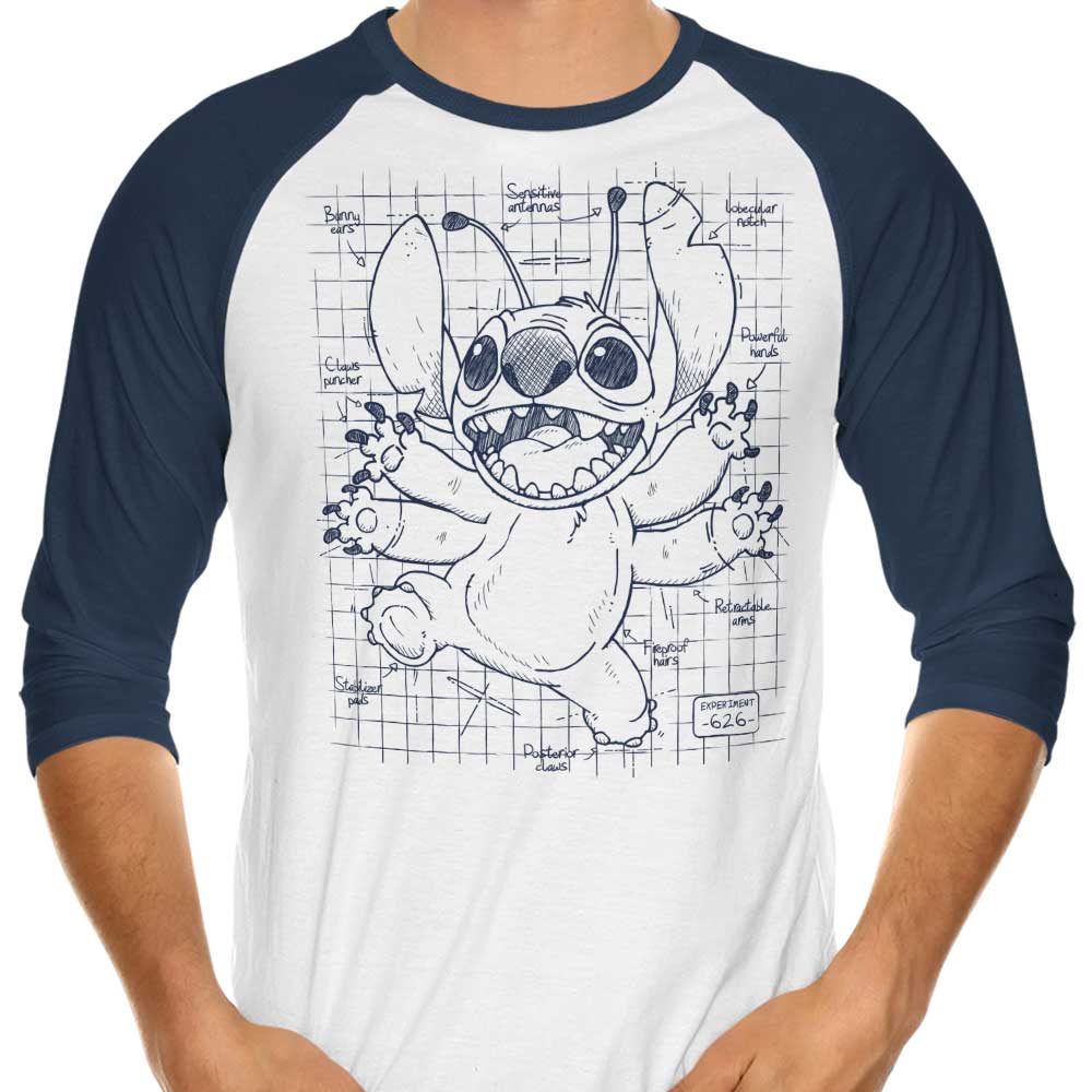 Experimental Plans - 3/4 Sleeve Raglan T-Shirt Hoodie, Sweatshirt | CiraTrend.com (Image 1)