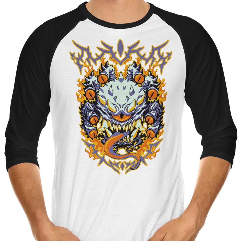 Eye of the Beholder - 3/4 Sleeve Raglan T-Shirt Hoodie, Sweatshirt | CiraTrend.com (Image 1)