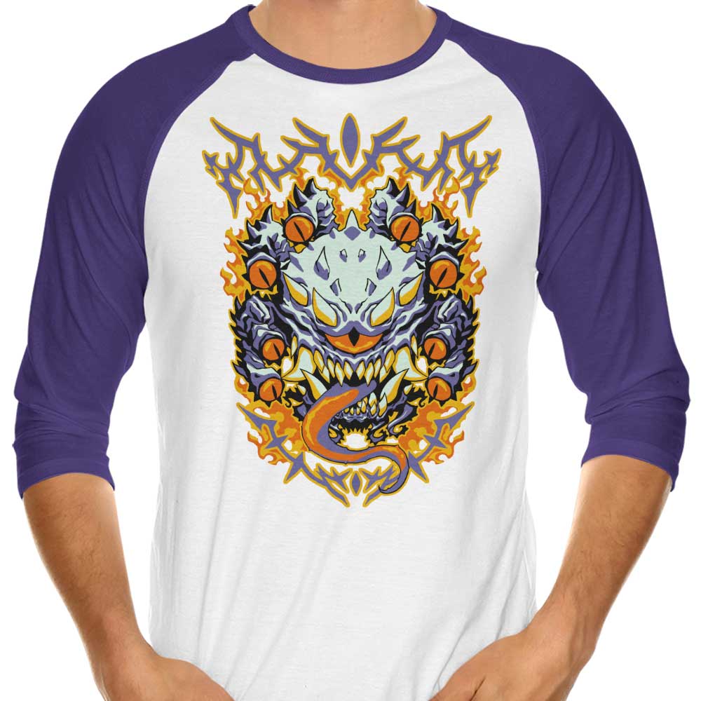 Eye of the Beholder - 3/4 Sleeve Raglan T-Shirt Hoodie, Sweatshirt | CiraTrend.com (Image 3)
