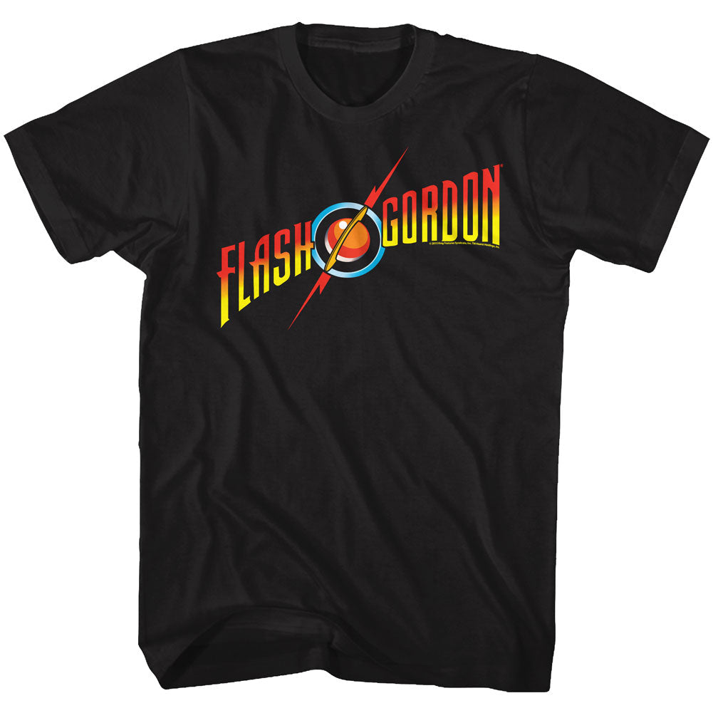 Flash Gordon Mens S/S T-Shirt - Flash Gordon Logo - Solid Black Hoodie, Sweatshirt | CiraTrend.com