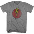 Flash Gordon Mens S/S T-Shirt - Bolt Circle - Heather Graphite Heather Hoodie, Sweatshirt | CiraTrend.com