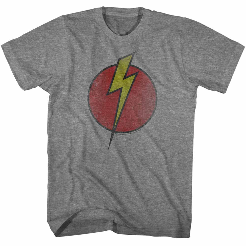 Flash Gordon Mens S/S T-Shirt - Bolt Circle - Heather Graphite Heather Hoodie, Sweatshirt | CiraTrend.com