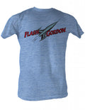 Flash Gordon Mens S/S T-Shirt - Comic Logo - Heather Light Blue Heather Hoodie, Sweatshirt | CiraTrend.com