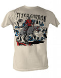 Flash Gordon Mens S/S T-Shirt - Flash Collage - Solid Natural Hoodie, Sweatshirt | CiraTrend.com