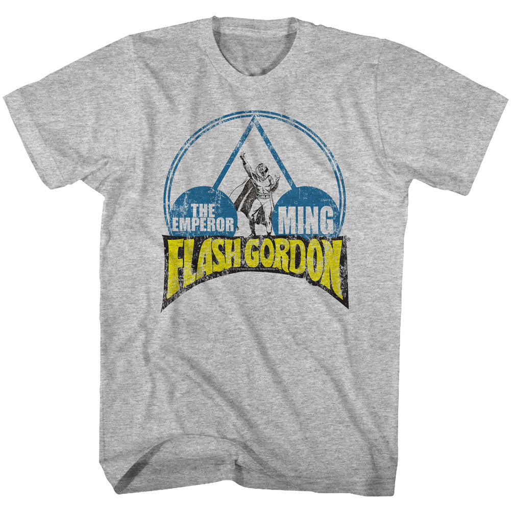 Flash Gordon Mens S/S T-Shirt - Emporer Ming - Heather Gray Heather Hoodie, Sweatshirt | CiraTrend.com