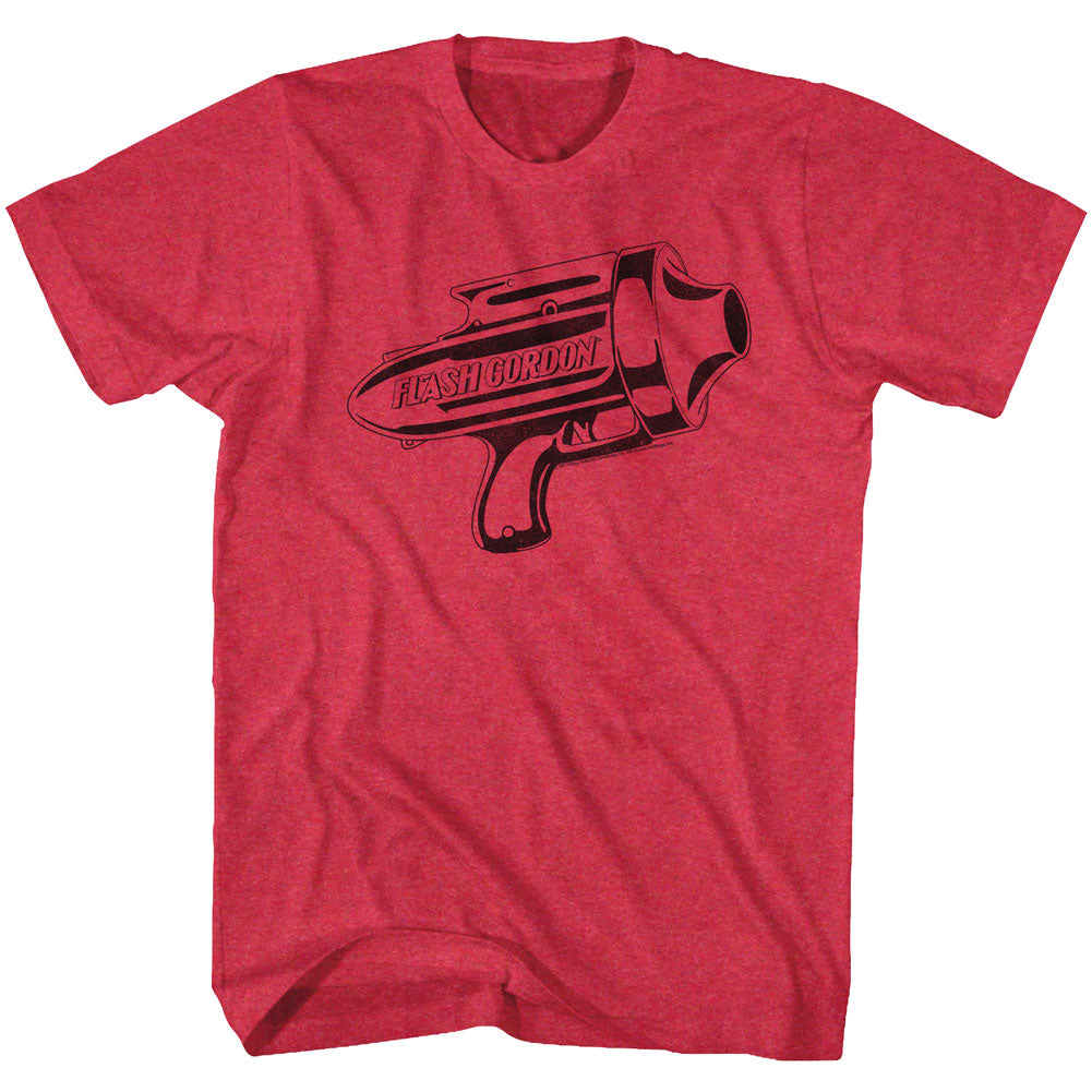 Flash Gordon Mens S/S T-Shirt - Ray Gun - Heather Cherry Heather Hoodie, Sweatshirt | CiraTrend.com