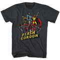 Flash Gordon Mens S/S T-Shirt - Greatest Adventure - Heather Black Heather Hoodie, Sweatshirt | CiraTrend.com