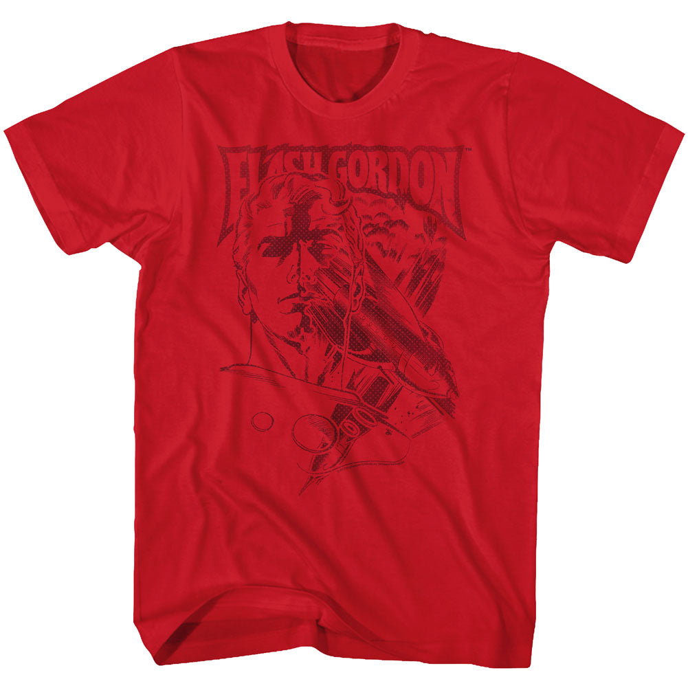 Flash Gordon Mens S/S T-Shirt - Print - Heather Cardinal Hoodie, Sweatshirt | CiraTrend.com