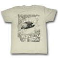 Flash Gordon Mens S/S T-Shirt - Heavy Hearts - Solid Natural Hoodie, Sweatshirt | CiraTrend.com