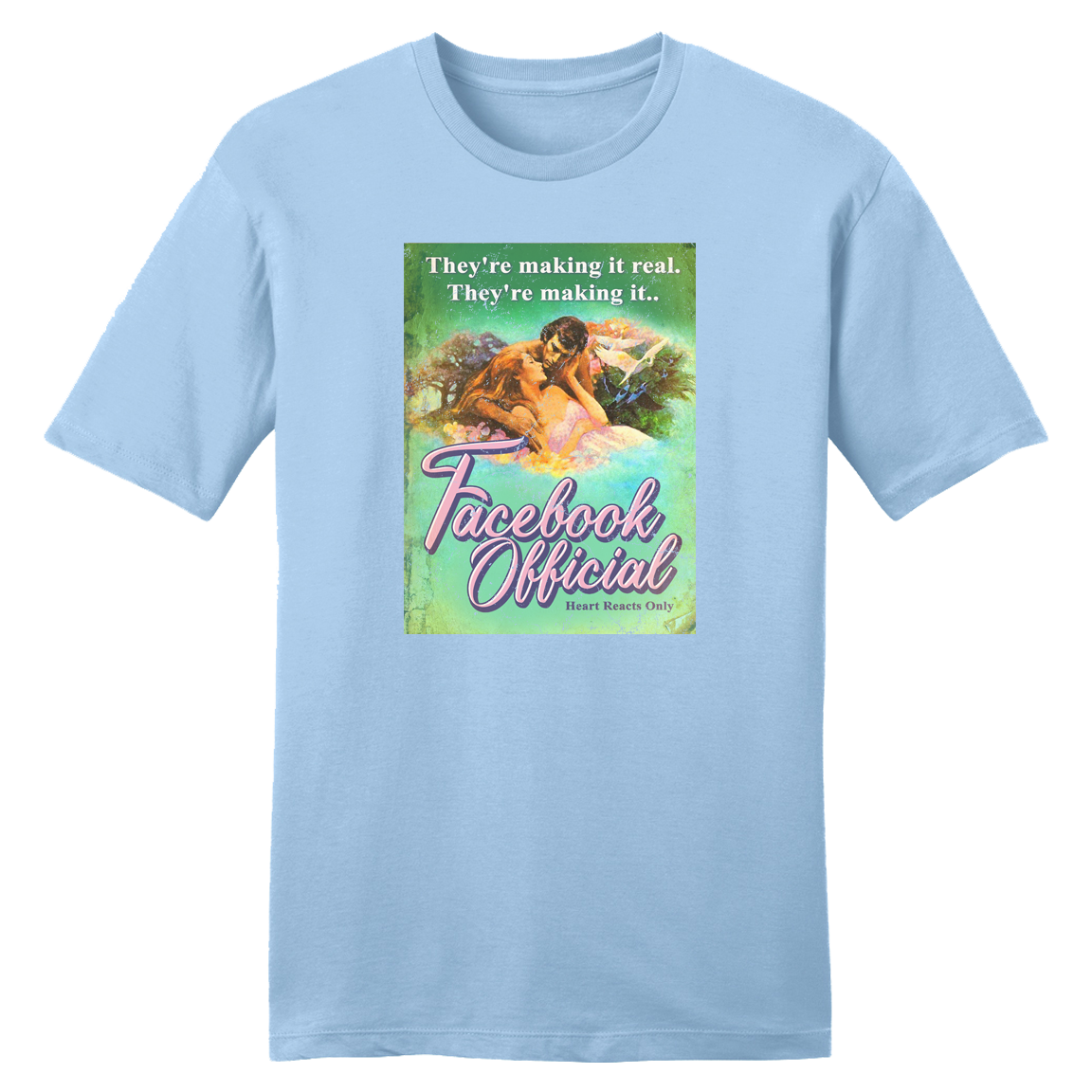 Facebook Official - Vintage Valentine's Day Tee Hoodie, Sweatshirt | CiraTrend.com