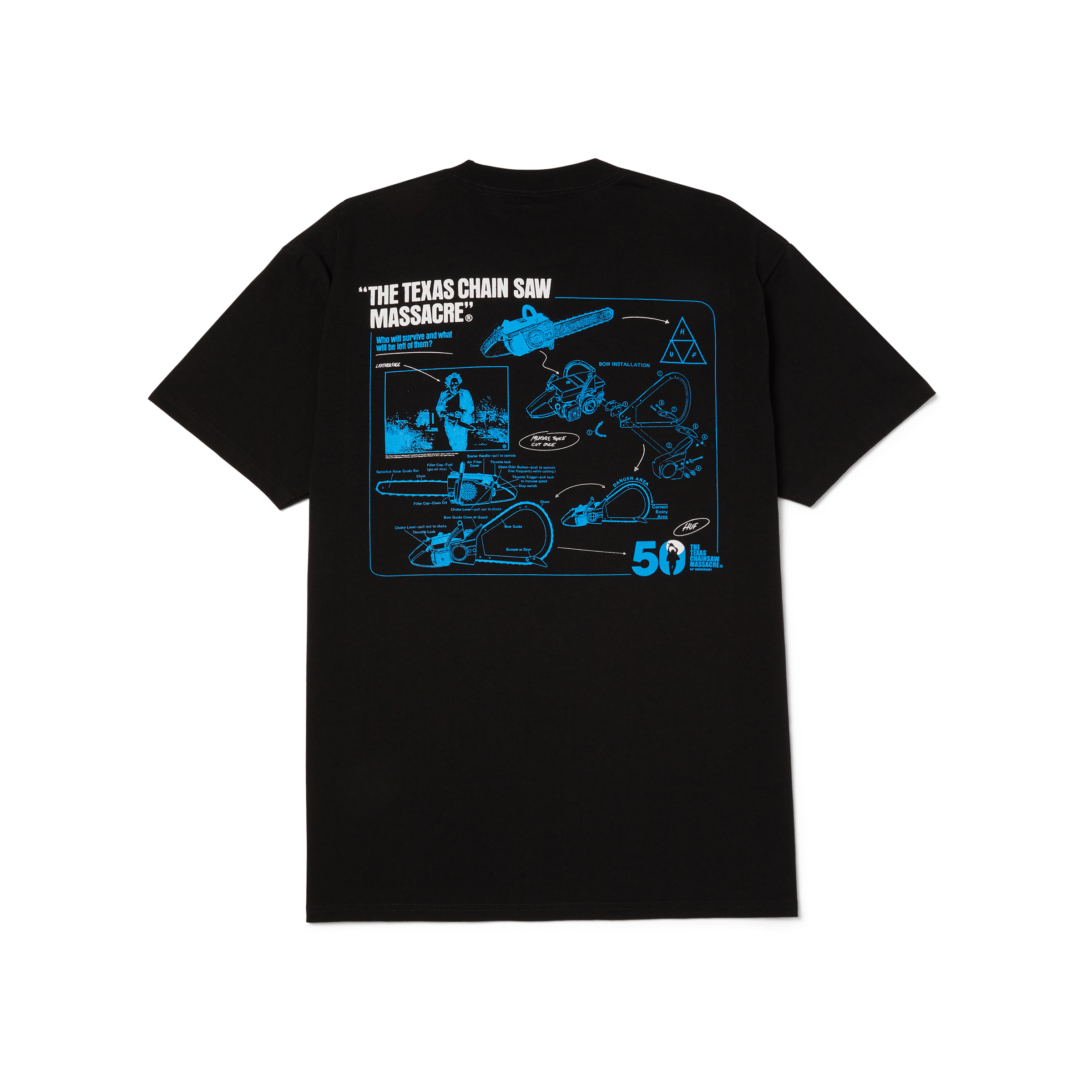 HUF x The Texas Chainsaw Massacre Fear T-Shirt Hoodie, Sweatshirt | CiraTrend.com (Image 2)