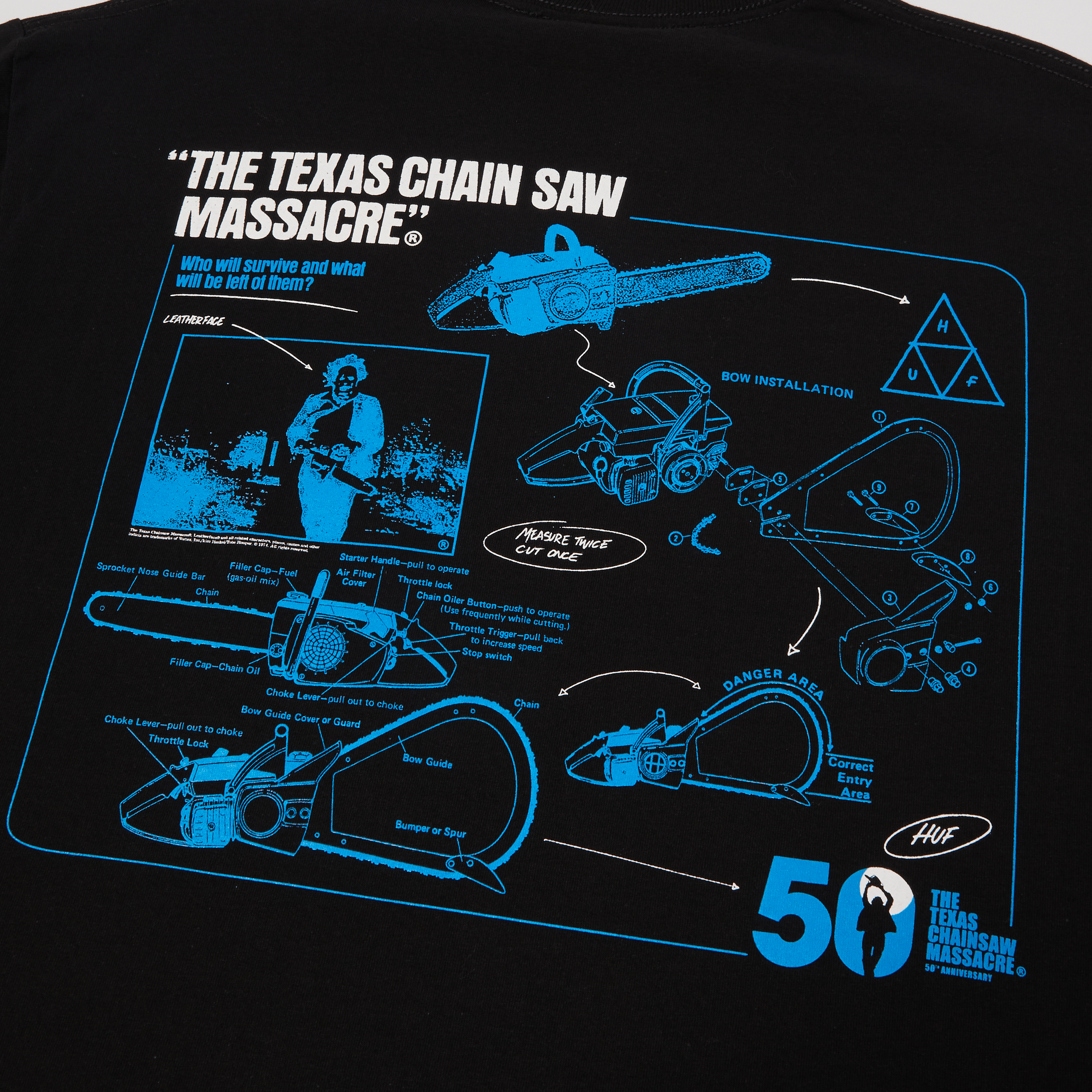 HUF x The Texas Chainsaw Massacre Fear T-Shirt Hoodie, Sweatshirt | CiraTrend.com (Image 4)