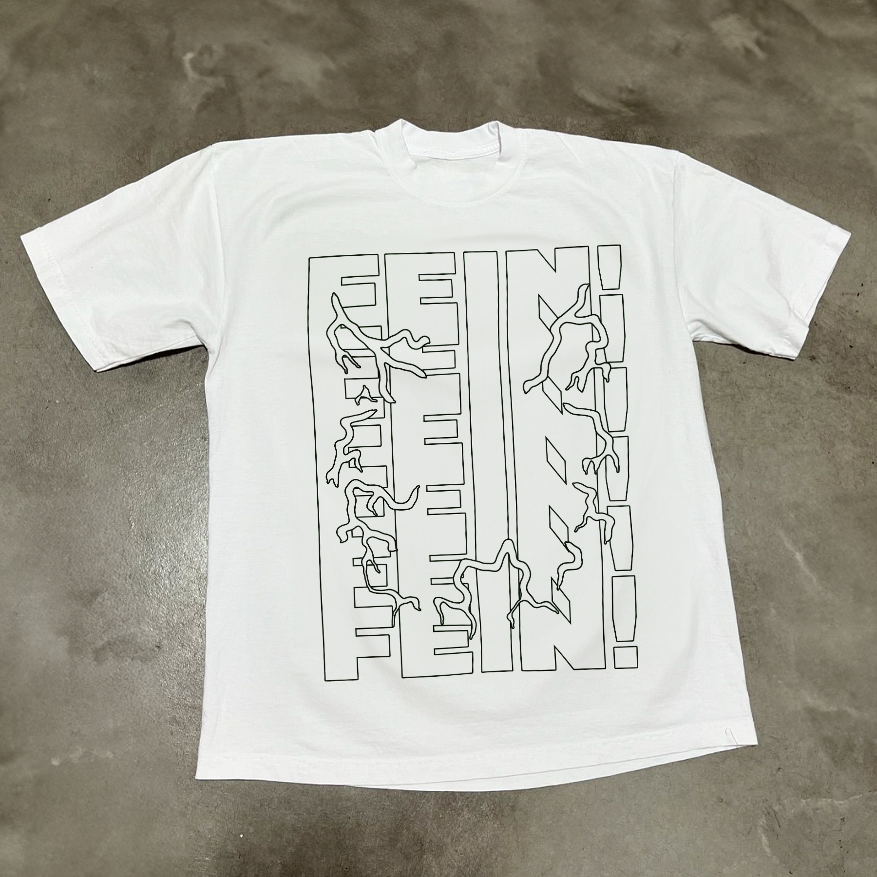 UTOPIA 'FEIN!' HEAVYWEIGHT WHITE T-SHIRT Hoodie, Sweatshirt | CiraTrend.com (Image 1)