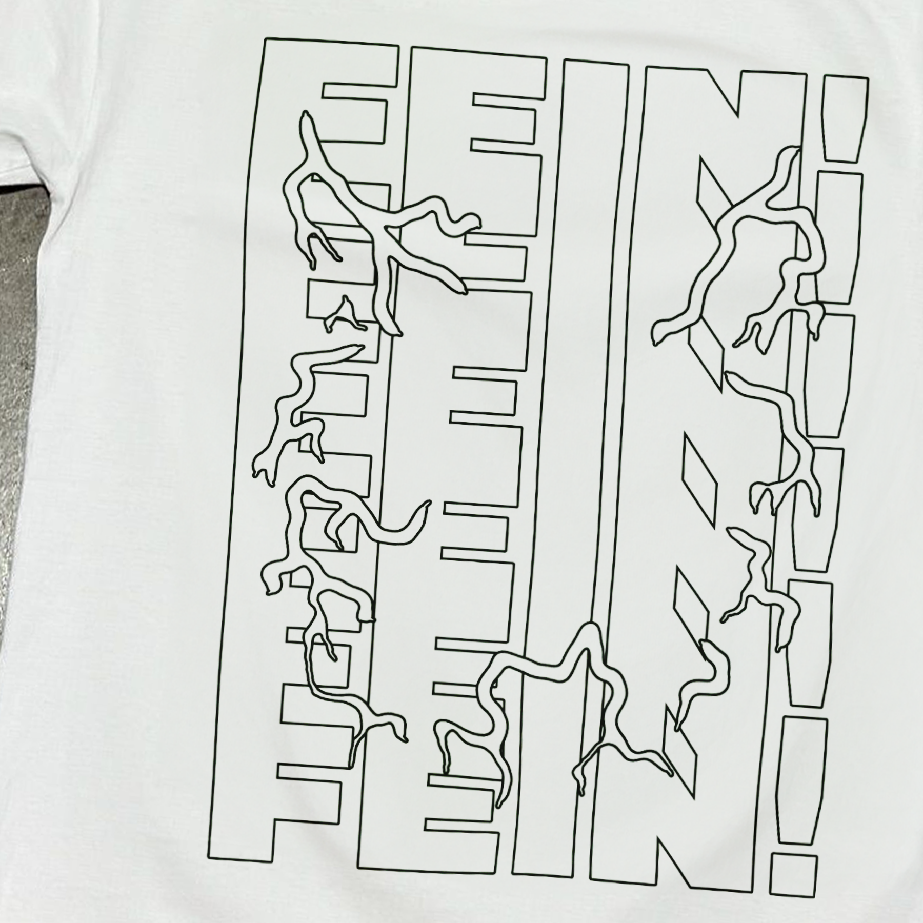 UTOPIA 'FEIN!' HEAVYWEIGHT WHITE T-SHIRT Hoodie, Sweatshirt | CiraTrend.com (Image 2)