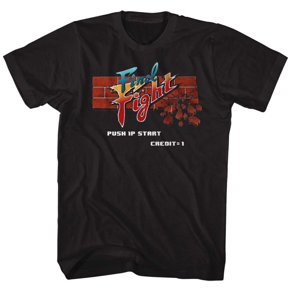 Final Fight S S Arcade Solid Black T-Shirts, Hoodie, Sweatshirt