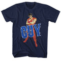 Final Fight S S Guy Solid Navy T-Shirts, Hoodie, Sweatshirt