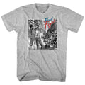 Final Fight S S B&W Fight Heather Gray Heather T-Shirts, Hoodie, Sweatshirt