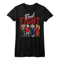 Final Fight Juniors S S Panels Solid Black T-Shirts, Hoodie, Sweatshirt