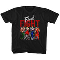 Final Fight Toddler S/S T-Shirt - Panels - Solid Black Hoodie, Sweatshirt | CiraTrend.com