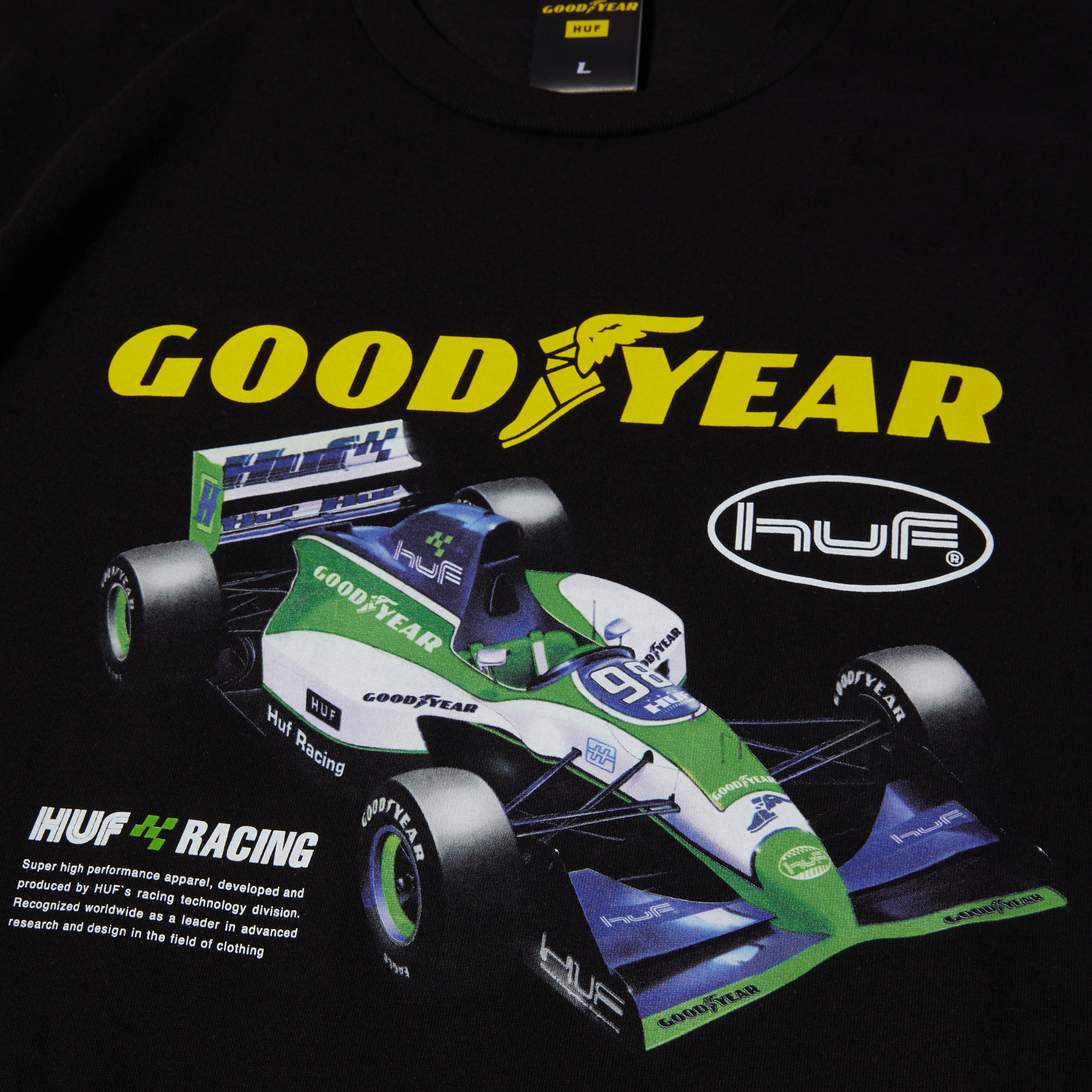 HUF x Goodyear Final Lap T-Shirt Hoodie, Sweatshirt | CiraTrend.com (Image 3)