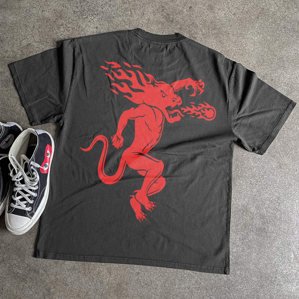 FIREBALL WHISKEY LOGO HEAVYWEIGHT BLACK T-SHIRT Hoodie, Sweatshirt | CiraTrend.com (Image 2)
