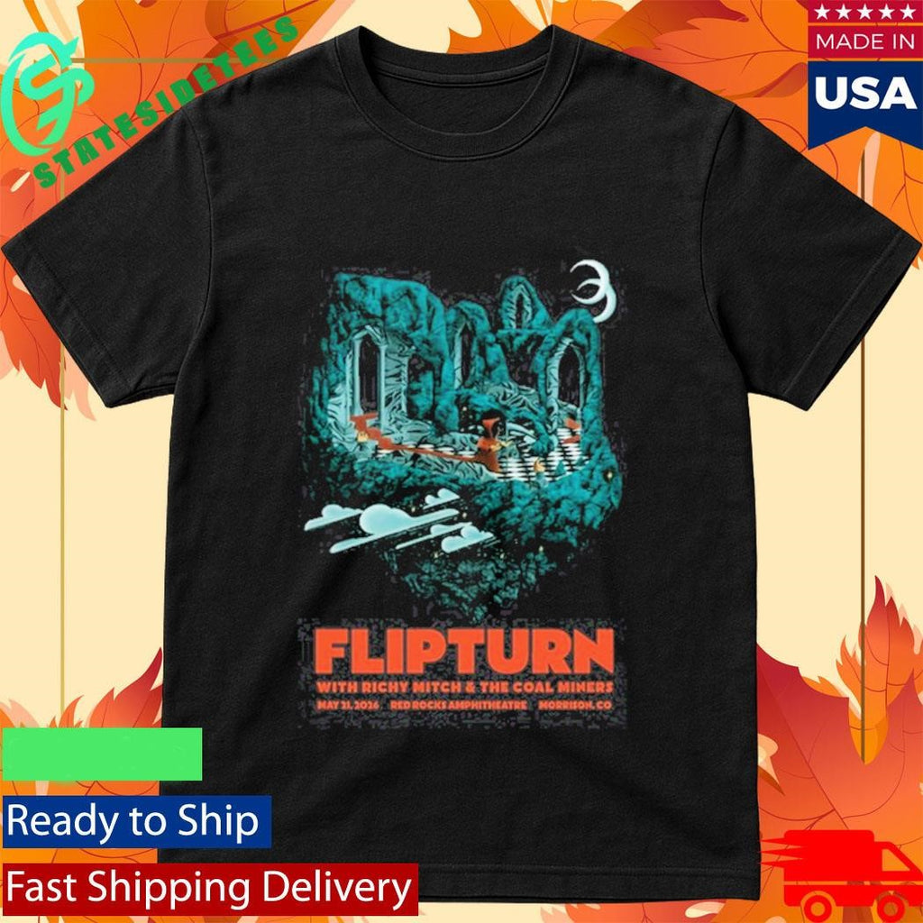 FLIPTURN Morrison, CO Red Rocks 05.21.2026 Tour Shirt