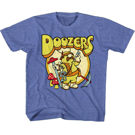 FRAGGLE ROCK Kids T-Shirt, DOOZERS RETRO CIRCLE