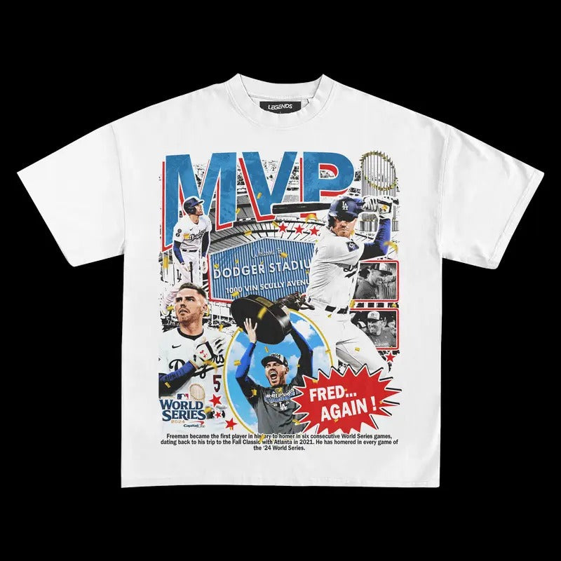 FREDDIE FREEMAN MVP 2024 VINTAGE TEE | MEN'S GRAPHIC T-SHIRT SWEATSHIRT HOODIE | GIFT FOR FAN | CiraTrend.com