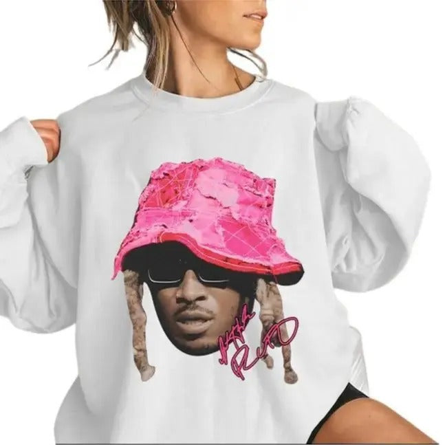 FUTURE Pink Free Thug Tee Sweater - Stand Out with Style and Message Hoodie, Sweatshirt | CiraTrend.com