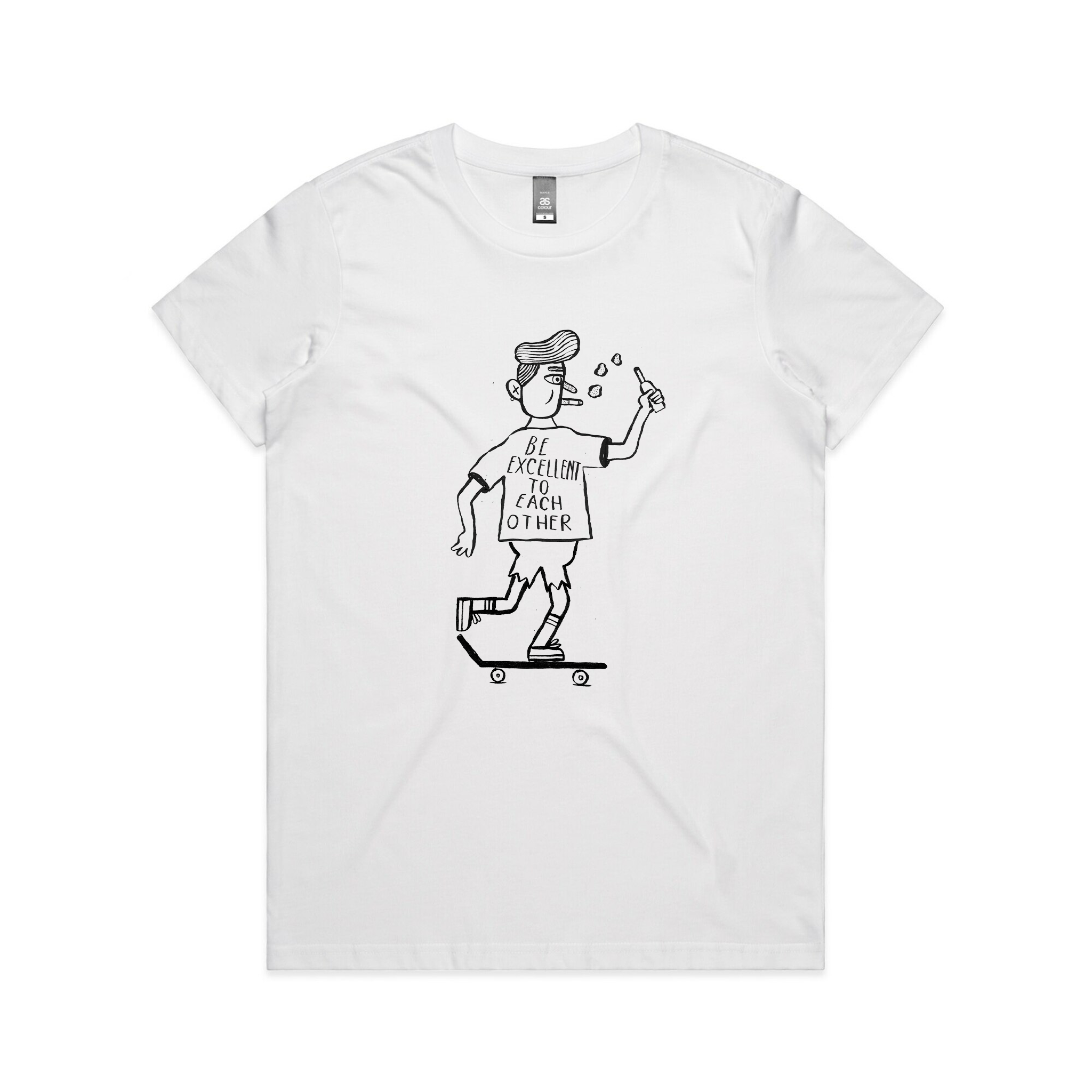 Failr Be Excellent Tee Hoodie, Sweatshirt | CiraTrend.com (Image 4)