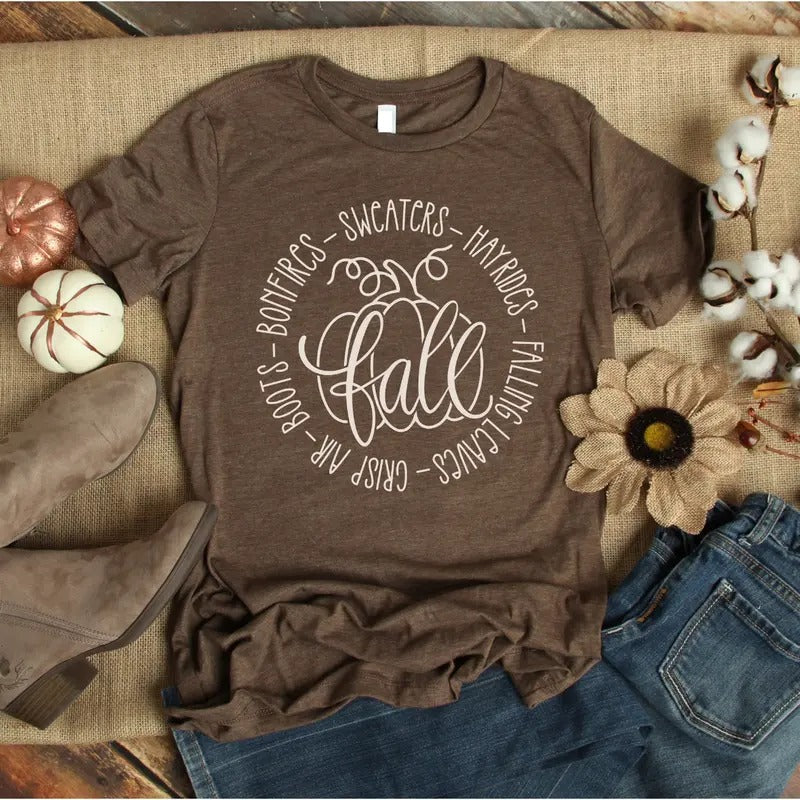 Fall Sweaters Hayrides Graphic Tee Hoodie, Sweatshirt | CiraTrend.com