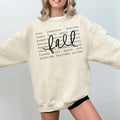 Fall Words Sweatshirt, Fall Sweatshirt For Women, Hello Fall Crewneck, Autumn Sweatshirt, Fall Graphic Shirt, Fall...