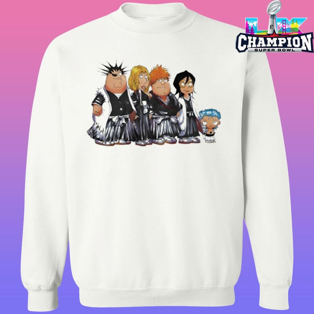 Family Guy X Bleach Soul Reapers Shirt