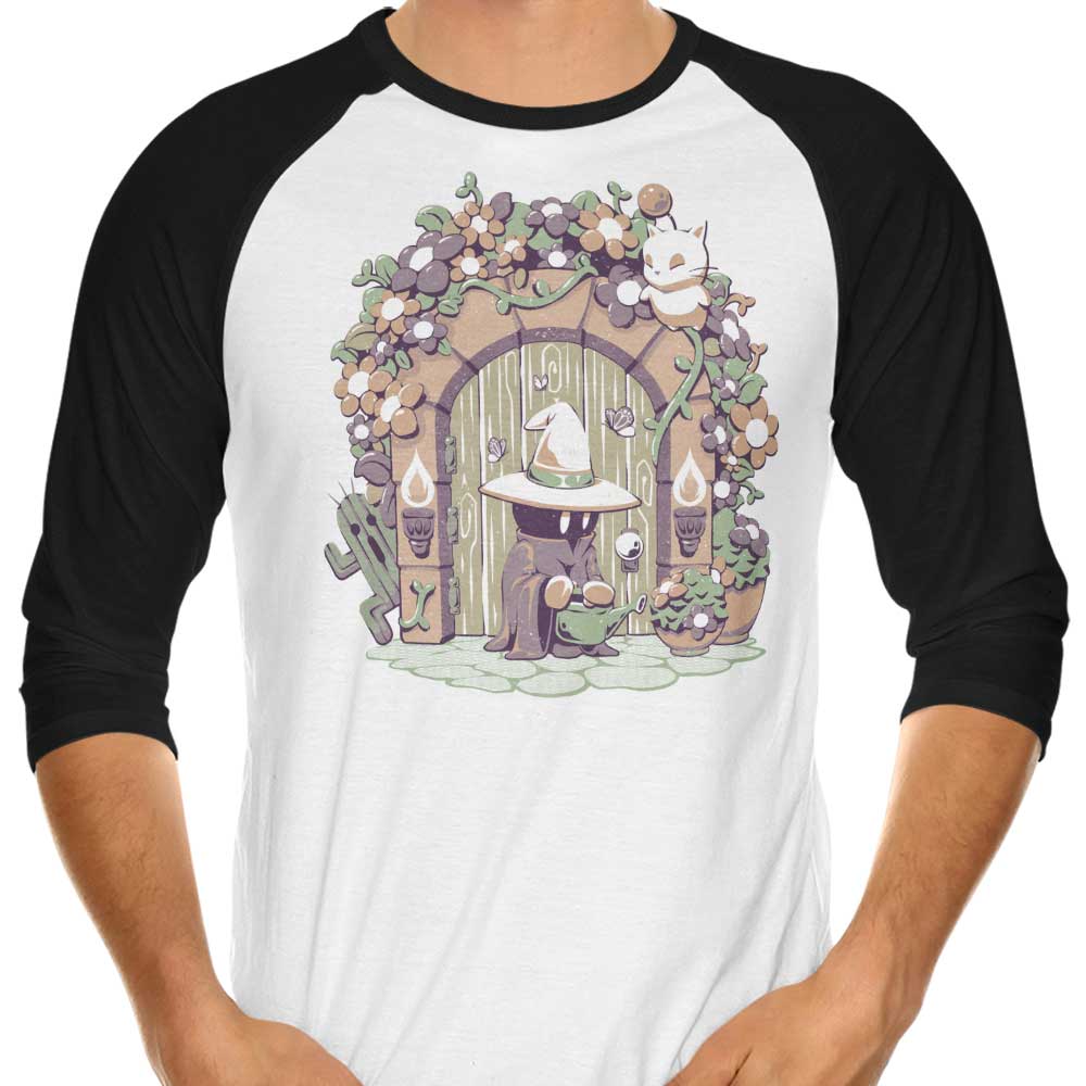 Fantasy Garden - 3/4 Sleeve Raglan T-Shirt Hoodie, Sweatshirt | CiraTrend.com (Image 3)