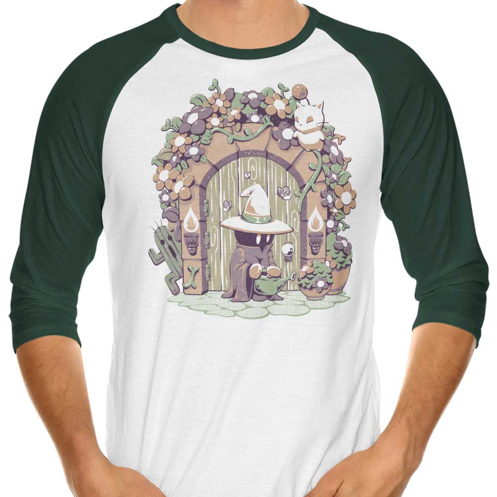 Fantasy Garden - 3/4 Sleeve Raglan T-Shirt Hoodie, Sweatshirt | CiraTrend.com (Image 4)