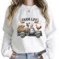 Farm Life Sweatshirt Farm Animals Western T-shirt Cow Country Hoodie Unisex | CiraTrend.com