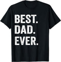 Father's Day T-Shirt, Gifts For Dad, Best Dad Ever T Shirt Funny Father's day Gift Men Husband T-Shirt Menswear Top...