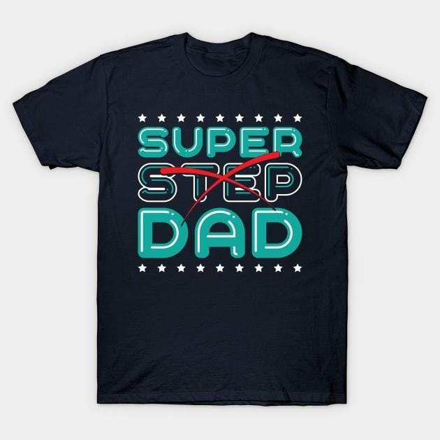 Father's Day T-Shirt, Gifts For Stepdad, Super Step Dad T-Shirt, Father's Day Gift Casual Cotton Menswear Top Hoodie,...