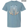 Faux Foil Glitter Monogram Comfort Colors T-Shirt 'NLB' Hoodie, Sweatshirt | CiraTrend.com