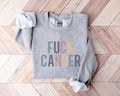 Fck Cancer Sweatshirt | Breast Cancer | Cancer Survivor Shirt | Cancer Support | Pink Ribbon Sweatshirt | Cancer Survivor...