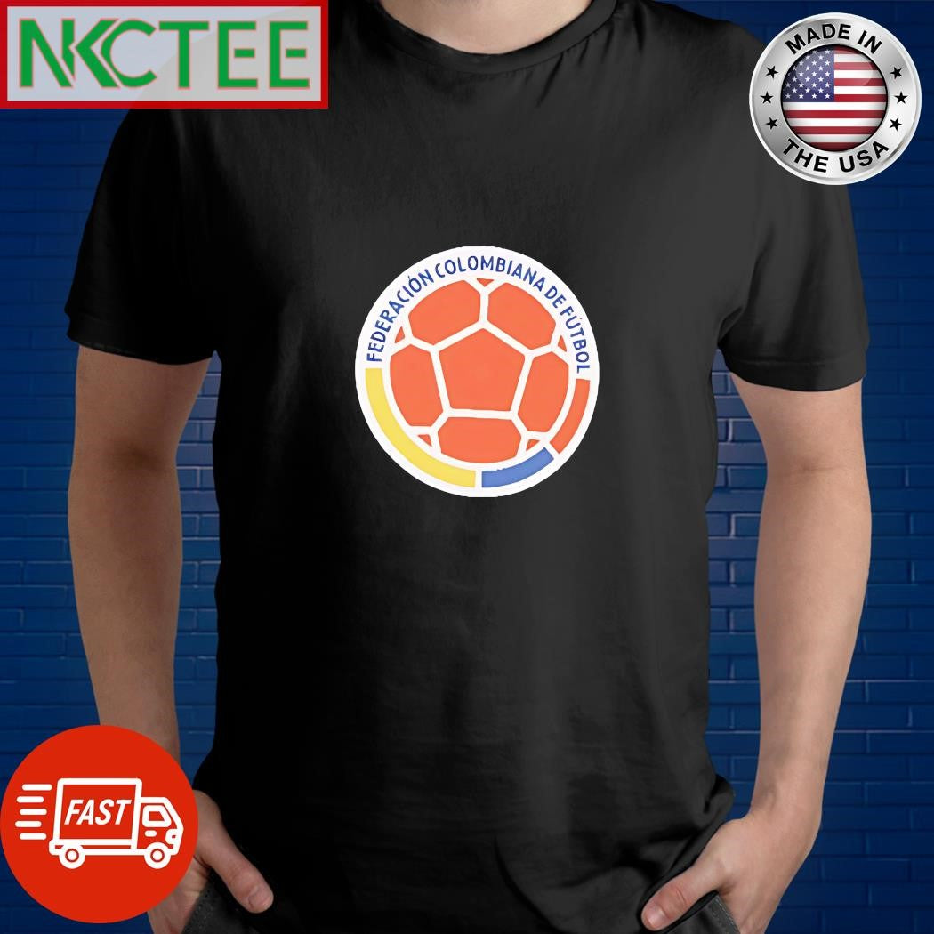 Federación Colombiana de Fútbol circle logo shirt