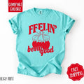 Feelin' Berry Good Shirt Comfort Colors,  Cute Strawberry Bow Tshirt, Trendy Coquette Women's Tee, Gift for Her Hoodie,...