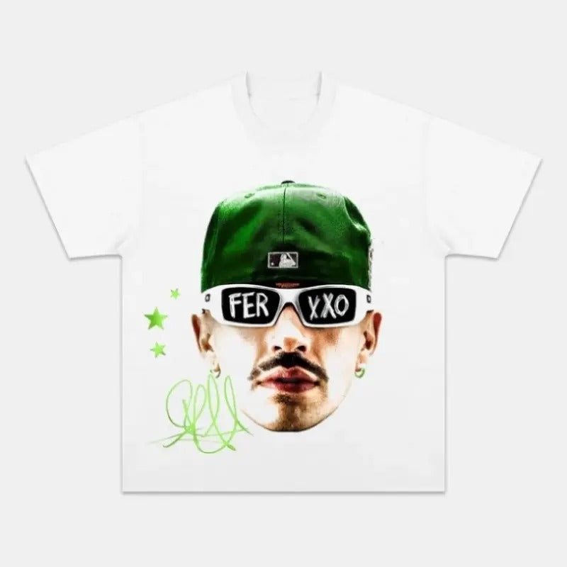 Feid Ferxxo Big Face Rap Tee - Trendy and Eye-Catching Design Hoodie, Sweatshirt | CiraTrend.com