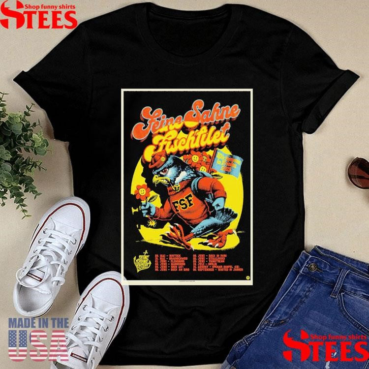 Feine Sahne Fischfilet Wir Kommen In Frieden 2025 Tour T-shirt