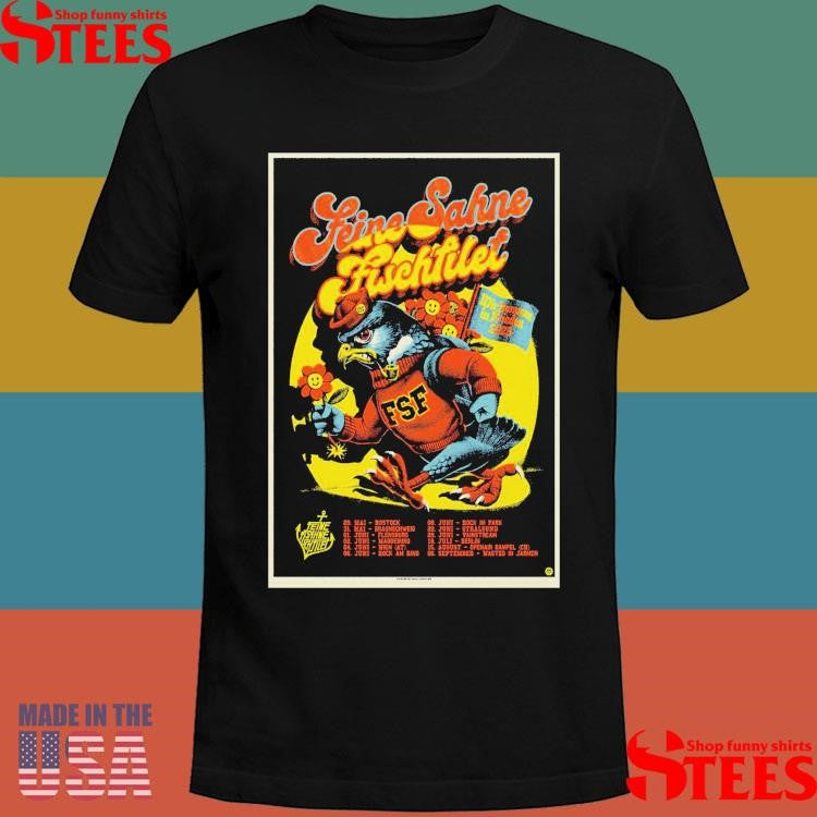 Feine Sahne Fischfilet Wir Kommen In Frieden 2025 Tour T-shirt
