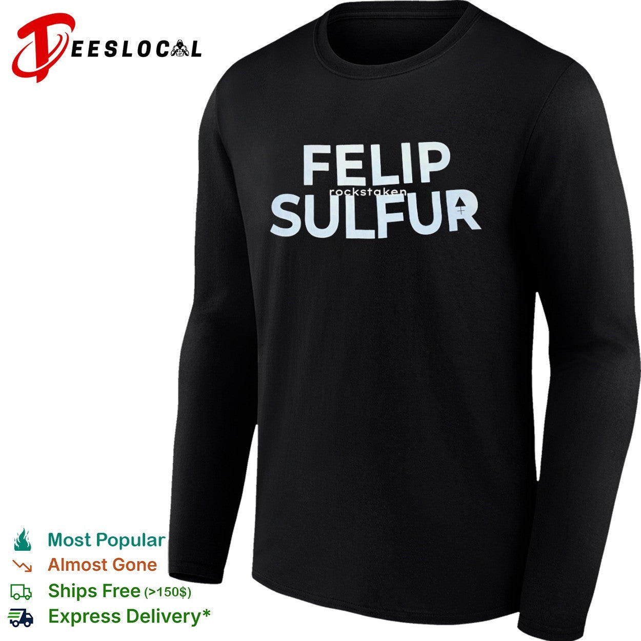Felip Sulfur rockstaken shirt