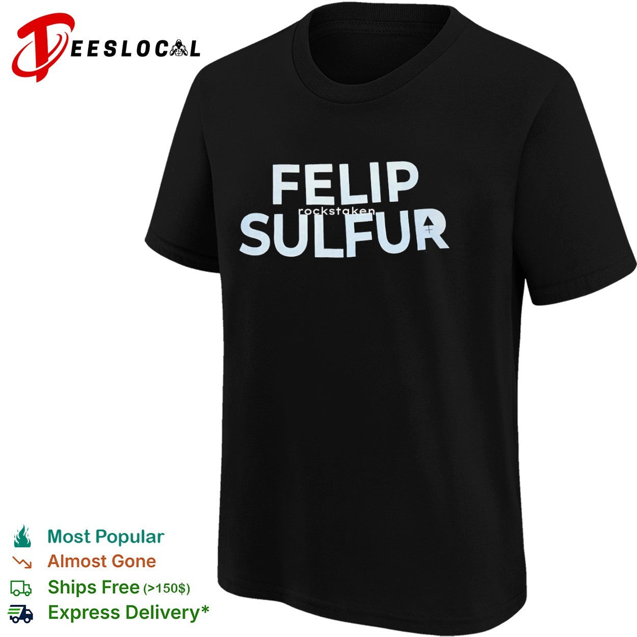 Felip Sulfur rockstaken shirt