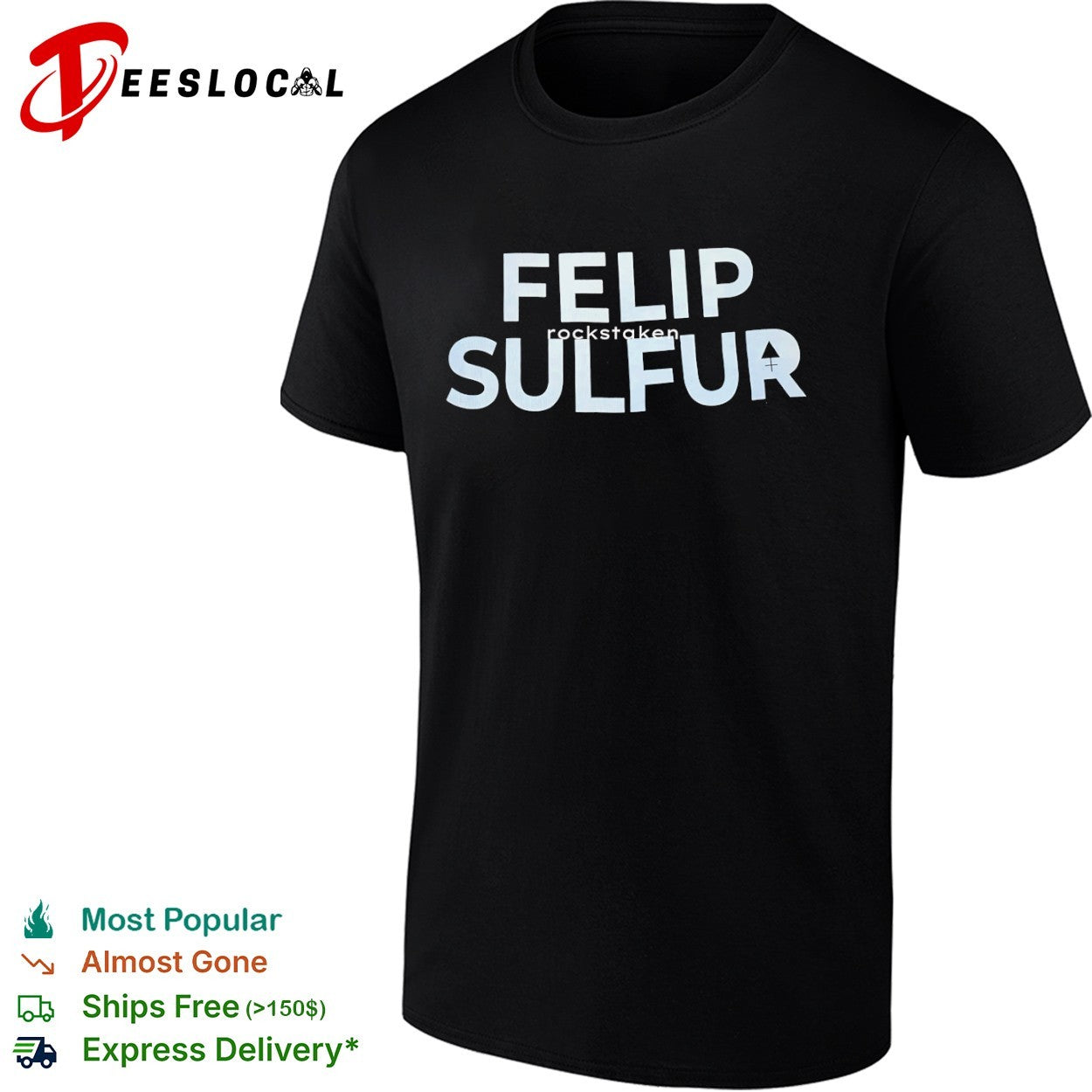 Felip Sulfur rockstaken shirt