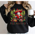Feliz Navidad Santa With Cactus Sweatshirt, Mexican Christmas Hoodie, Merry Christmas , Tis The Season Mexican, Spanish...